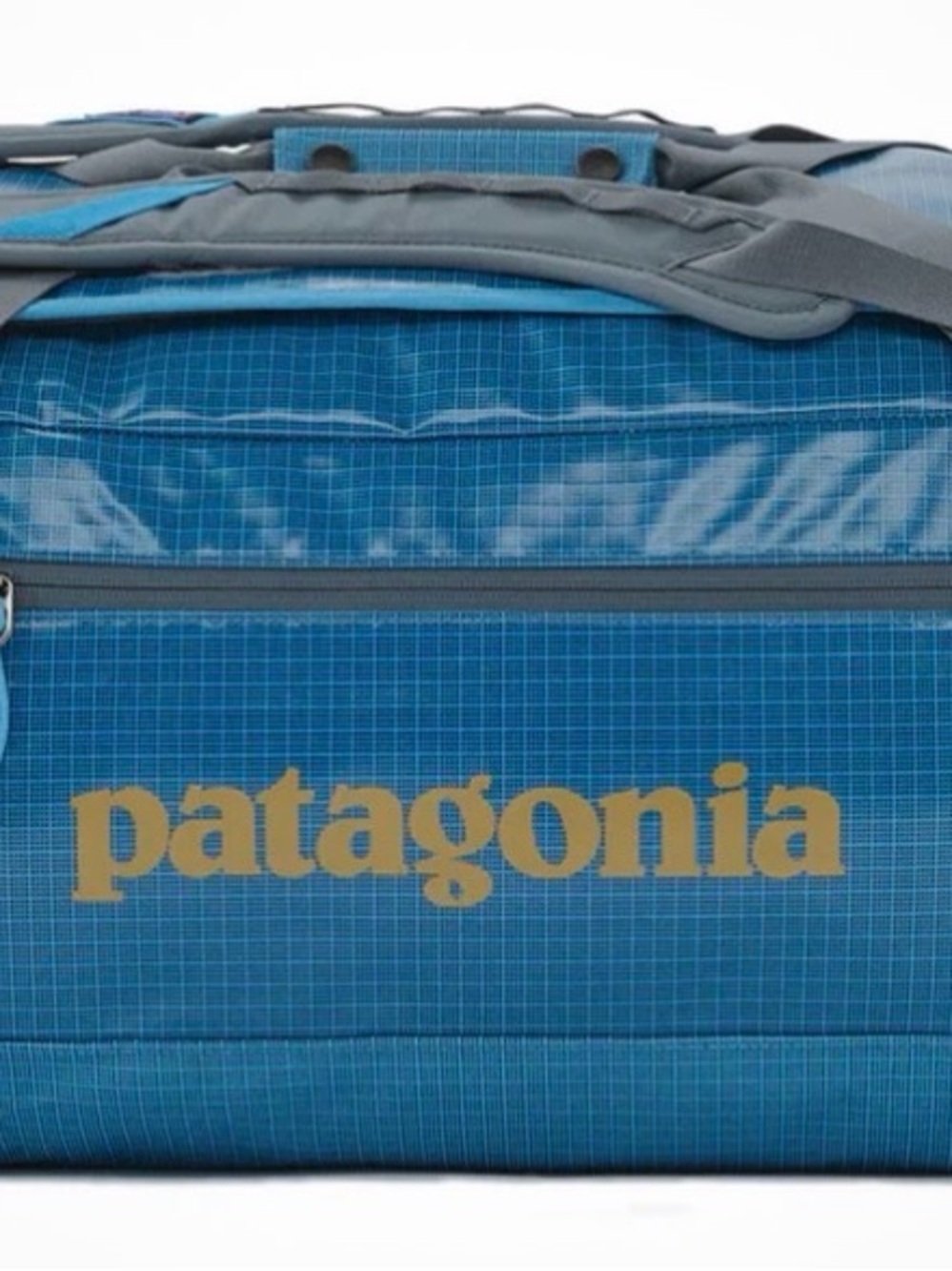 Patagonia Blue Roll-Top Duffel Bag